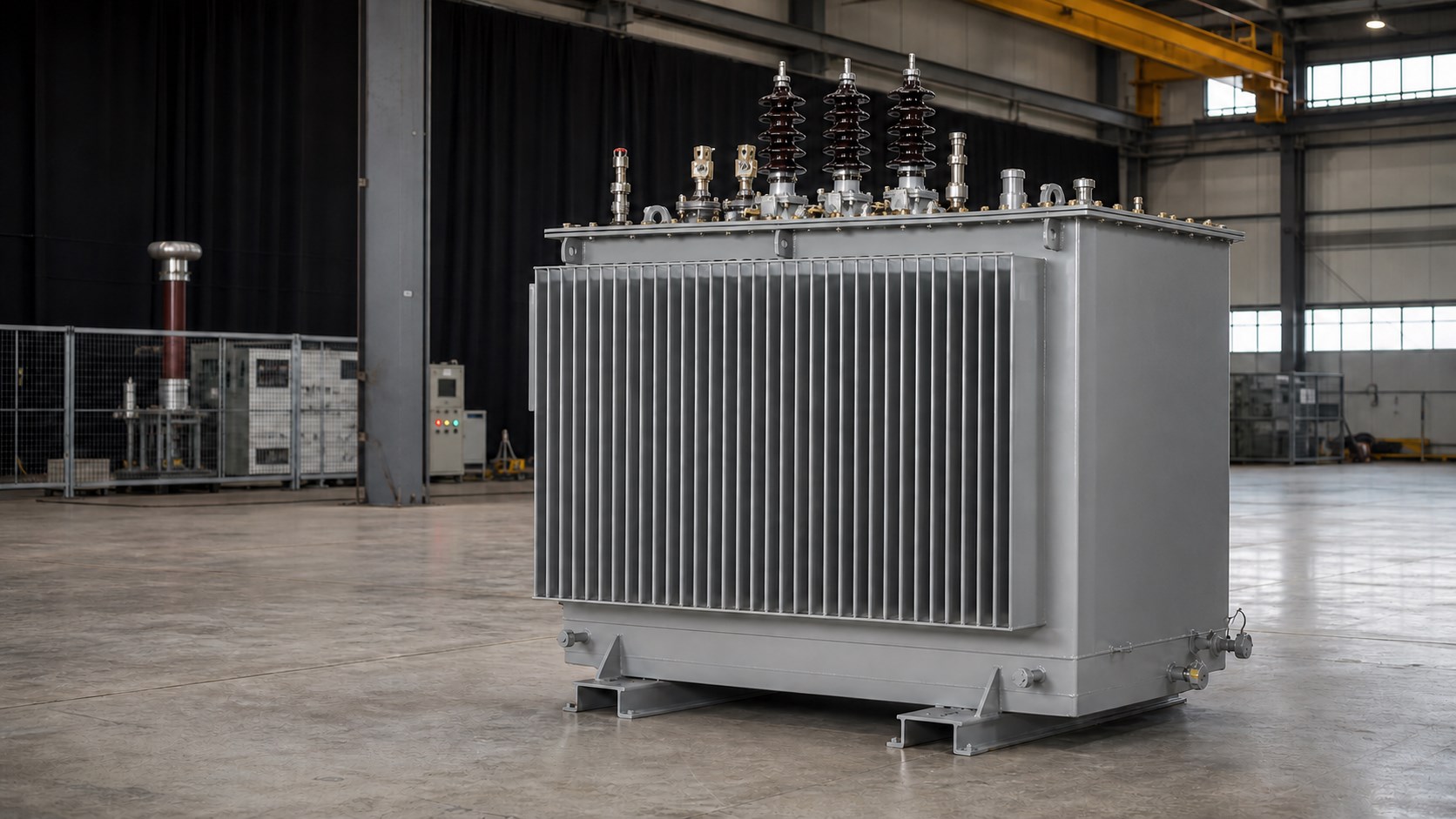 Hermetically sealed transformer arranged for project inspection